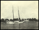 Slide, Nellie Leonora anchored at Fresh Creek Settlement, Bahamas