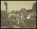 Slide, Mrs. Bain and friend at Lisbon Creek Settlement, Andros Island, Bahamas