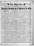 La Gaceta, November 10, 1933 by Victoriano Manteiga