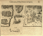 Gallorum ad Maii flumen navigatio French sail to the River of May by Jacques Le Moyne de Morgues and Theodor de Bry
