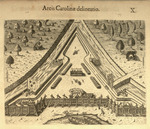 Arcis Carolinae delineatio Delineation of Fort Caroline