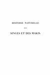 Histoire naturelle des singes et des makis by J. B. Audebert