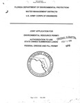 Joint application federal dredge fill permit - 1998-02-13