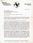 Letter, James Milleson to Brian Barnett, Haynes Williams Citrus Project, August 5, 1991