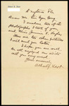 Letter, Albert J. Nast to Lue Gim Gong, Undated