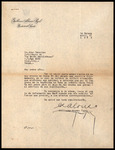 Letter, Guillermo Monso Pujol to Juan Casellas, April 27, 1943 by Guillermo Monso Pujol