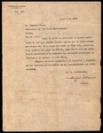 Letter, Angel Solaro to Eusebio Perez, June 2, 1926