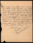 Letter, Osvaldo to Aurelio O'Reilly, circa 1900s