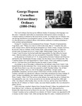 George Hopson Cornelius: extraordinary ordinary (1880-1946) by Morison Buck