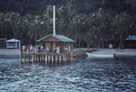 Smithsonian Tropical Research Institute (STRI) Dock at Cochino Pequeño in Cayos Cochinos, Honduras, B