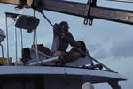 Captain David West Aboard Research Vessel (R/V) Urraca in Cayos Cochinos, Honduras