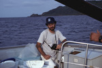 Hector Guzman Aboard Research Vessel (R/V) Urraca in Cayos Cochinos, Honduras