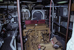 Engine Room of Research Vessel (R/V) Urraca in Cayos Cochinos, Honduras