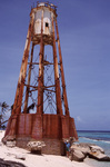 Lighthouse on Turneffe Atoll, Belize, May 16, 1999 by John C. Ogden and Nancy B. Ogden