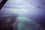 Aerial View of Belize Barrier Reef Point in Belize by John C. Ogden