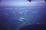 Aerial View of Rhomboid Shoals in Belize, A by John C. Ogden