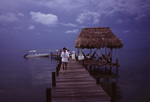 Dock at Pelican Beach Resort in Dangriga, Belize by John C. Ogden