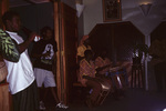 Musicians Give Drums Performance at Pelican Beach Resort in Dangriga, Belize, B by John C. Ogden