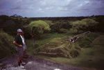 Terry Done Observes Altun Ha Mayan Ruins in Belize City, Belize by John C. Ogden