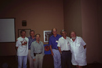 Ian Macintyre and John Ogden Pose with Peers at International Society for Reef Studies (ISRS) Conference in Panama City, Florida by John C. Ogden