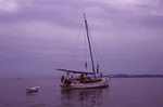 Lobster Boat Operates in South Water Caye, Belize, B by John C. Ogden