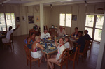 Researchers Share Breakfast at Convent in South Water Caye, Belize by John C. Ogden