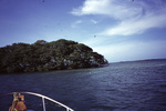 Boat of Researchers Approach Laughing Bird Caye National Park in Palencia, Belize, C by John C. Ogden