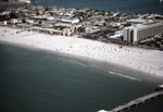 Clearwater Beach and Pier with Beachgoers Present