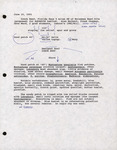 Field Notes, John C. Ogden, Conch Reef and Tennessee Reef, June 19-20, 1991 by John C. Ogden