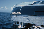 Overturned Glass Bottom Boat Following Hurricane Andrew, August 24, 1992 by James W. Porter