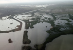 Aerial of Florida Coastline Following Hurricane Andrew, August 24, 1992, F by James W. Porter