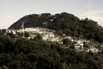 Aerial View of Windward Side, Town on Saba, Netherlands Antilles