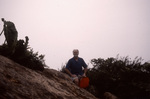 John Ogden Poses near Windward Side, Town on Saba, Netherlands Antilles