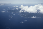 Aerial View of Eastern Coast of Dominica