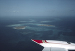 Aerial View of Dos Mosquises Islands, Los Roques, Venezuela by John C. Ogden