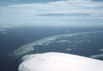 Aerial View of Boca del Medio in Los Roques, Venezuela by John C. Ogden