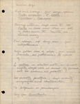 Notes, John C. Ogden, Hawaiian Coral Reefs, Undated