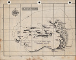 Map, John C. Ogden, Islas Los Roques, Venezuela, July 16-21, 1976 by John C. Ogden