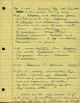 Notes, John C. Ogden, Discovery Bay, Jamaica, November 9, 1985 by John C. Ogden