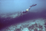 Diver Swims Into Cave, Sugar Cay, August 6, 1997, D