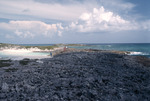 Researchers on Rocky Shoreline, Lee Stocking Island, August 6, 1997