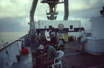 Researchers on Harbor Branch Ship, Florida Keys, A by John C. Ogden