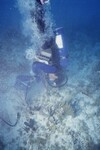 Diver at Pelican Shoal Shallow Site, 25 feet, October 29, 1997, B