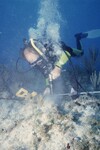 Robbie Smith at Pelican Shoal Shallow Site, 25 Feet, October 29, 1997, D by John C. Ogden