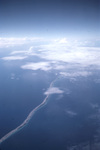 Aerial View of the Tuamotus Atoll Chain