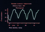 Minimum Seawater Temperature, Elkhorn Reef, BNP, 1978-1981 by Unknown