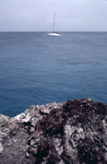 Sloop Tüchtig Anchored off Sombrero Island, June 10, 1979