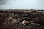 Nancy Ogden Staring into Windward Pool, Sombrero Island, June 10, 1979