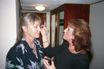 Nancy Ogden Getting Made up by Marge Buchans, May 1998