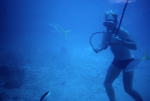 John Ogden at a coral reef